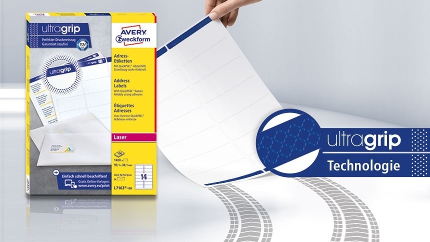 Ultragrip címzés címkék