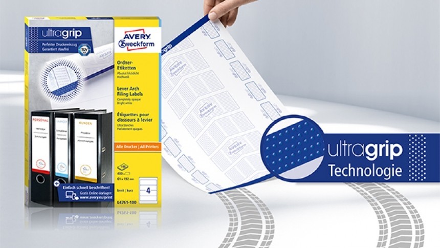 Ultragrip iratrendező címkék