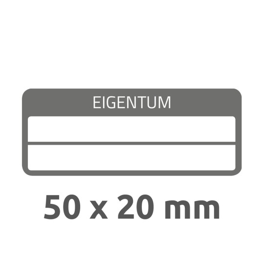 6923 4004182069233 Eigentums-Etikett Schachbrett schwarz 2 Felder 2 part