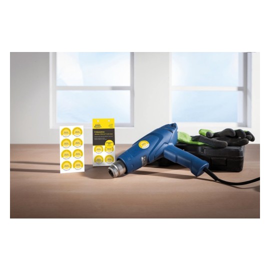6934 4004182069349 Etikett Inventar Pruefplaketten Naechster Prueftermin 2018-2023 30mm Abziehsicher anw