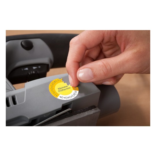 6933 4004182069332 Etikett Inventar Pruefplaketten Naechster Prueftermin 2018-2023 20mm Abziehsicher 1 part