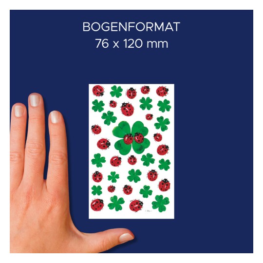 Méret-összehasonlítás kézzel, Cikkszám: 4362, egy ív dekoratív matrica, Méret: 85 x 160 mm, Szín: Színes?