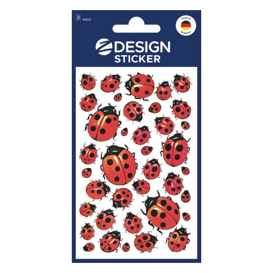 Csomagolási kép: Z-Design, cikk: 4400, dekor matrica, 85 x 160 mm, kis csomag, 114 matrica / 3 lap