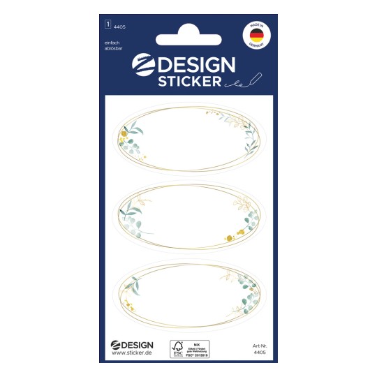 Csomagolás képe: Z-Design, Cikkszám: 4405, Feliratozható matricák, 85 x 160 mm, Kis csomag, 9 matrica / 3 ív