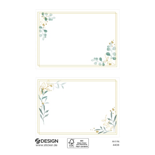 Egyedi íves ábra, Cikk: 4408, Feliratozható matrica, Formátum: 85 x 160 mm, 2 matrica/ív