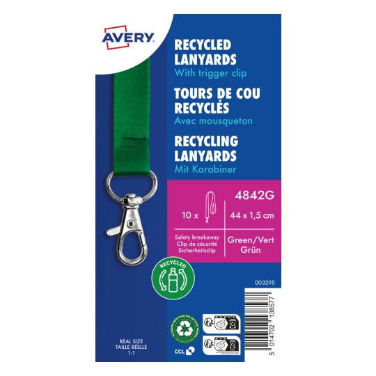Termékábra: Avery Zweckform, Cikk: 4842G, Nyakpánt, 15 x 440 mm, Kis csomag, 10 darab?