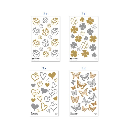 Kép Szortimentáttekintés, Cikkszám: 51059, Szortiment Matrica, Méret: 130 x 183 x 5 mm, 19 matrica/ív?