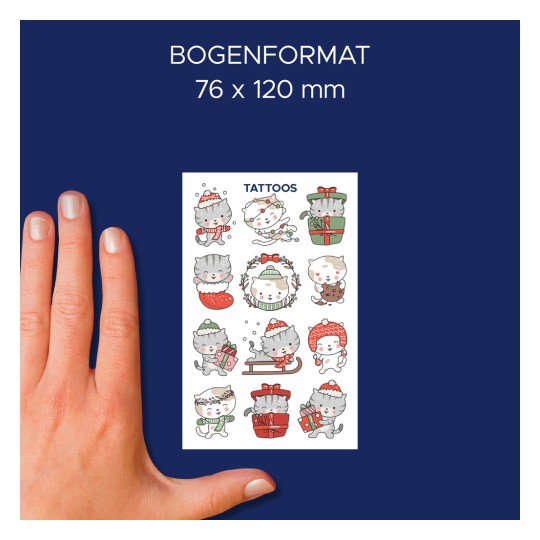 Kézzel méret összehasonlítás, cikk: 54154, egy ív tetoválás fólia, méret: 85 x 160 mm, szín: színes?