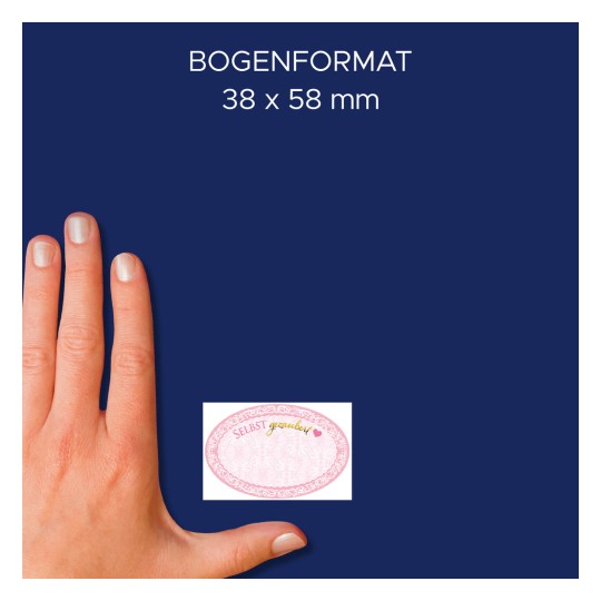 Kézméret összehasonlítás, cikk: 56861, egy ív matrica tekercsen, mérete: ⌀ 38 mm, szín: tarka?