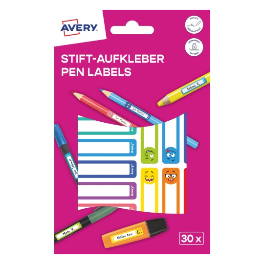 Csomagolás képe: Avery Zweckform jelzőcímkék, cikk: 59505, méret: 85 x 160 mm, tartalom: 6 matrica / 1 ív, 6 matrica/ív?