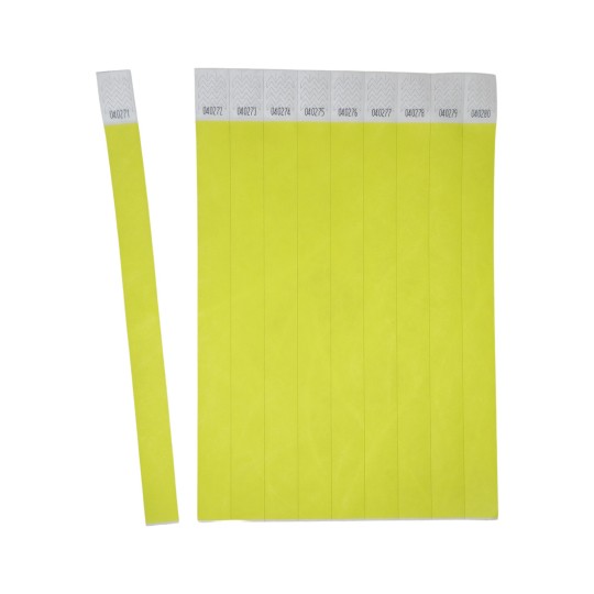 Egyedi ív ábra, Cikk: TYVYW-50, Belépőszalagok, Méret: 19 x 256 mm?