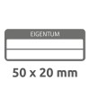 6923 4004182069233 Eigentums-Etikett Schachbrett schwarz 2 Felder 2 part