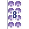 Plakettek "Nächster Prüftermin", Vinyl 6988-2022 Ø 30 mm
