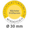 6934 4004182069349 Pruefplaketten Naechster Prueftermin 2018-2023 30mm Abziehsicher 2 part