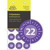 Plakettek évszámmal - NoPeel 6945-2022 Tartalom: 120 címke / 8 oldal
