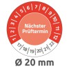 6927 4004182069271 Pruefplaketten Naechster Prueftermin 2017-2022 20mm Vinyl 2 part
