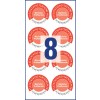 Nem A4 plakettek 6928 Ø 30 mm