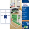 Névjegykártya C32094-10 Tartalom: 100 kártya / 10 oldal
