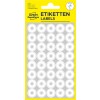 Csomagolás képe: Avery Zweckform megerősítő gyűrűk, Cikk: 3027, Méret: ⌀ 13 mm, Tartalom: 160 matrica / 4 lap, 40 matrica/lap
