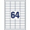 Stancrajz Egyedi ív A4, Cikkszám: 3667-200, Univerzális címkék, Méret: 48,5 x 16,9 mm, 64 címke/ív?