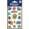 Csomagolás képe: Z-Design, Cikkszám: 4398, virágmatrica, 85 x 160 mm, kisméretű csomag, 45 matrica / 3 ív?