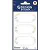 Csomagkép: Z-Design, Cikkszám: 4406, címkéző matricák, 85 x 160 mm, kis csomag, 9 matrica / 3 ív