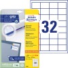 Csomagolási kép címkefüzettel: Avery Zweckform Univerzális címkék, Termék: 4789, Méret: 48,3 x 33,8 mm, Nyomtatási alkalmasság: Inkjet, lézer f/sz, színes lézer, Tartalom: 960 címke / 30 ív, 32 címke/ív