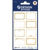 Csomagolási ábra: Z-Design, Cikkszám: 52096, Karácsonyi matrica, 52 x 33 mm, Kis csomagolás, 8 matrica / 1 ív