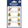 Csomagolás ábrázolása: Z-Design, cikkszám: 52362, karácsonyi matrica, 85 x 160 mm, kis csomag, 12 matrica / 3 ív?