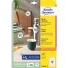 Csomagolási kép: Avery Zweckform kerek címkék, cikk: 6226REV-10, méret: ⌀ 60 mm, nyomtatási alkalmasság: tintasugaras, fekete-fehér lézer, színes lézer, tartalom: 120 címke / 10 lap, 12 címke/lap.