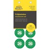 Csomagolás ábrája: Avery Zweckform Non A4 vizsgálati címkék, cikk: 6944-2026, méret: ⌀ 30 mm, tartalom: 80 vizsgálati címke / 10 lap, 8 vizsgálati címke/lap