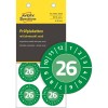 Csomagolási kép ellenőrző matricával: Avery Zweckform ellenőrző matricák, cikkszám: 6944-2026, méret: ⌀ 30 mm, tartalom: 80 ellenőrző matrica / 10 lap, 8 ellenőrző matrica/lap.