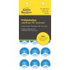 Csomagolás képe: Avery Zweckform nem A4-es ellenőrző címkék, cikk: 6983-2025, formátum: ⌀ 20 mm, tartalom: 120 ellenőrző címke / 8 lap, 15 ellenőrző címke/lap.