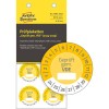 Csomagolás ábra vizsgálati matricával: Avery Zweckform vizsgálati matricák, cikk: 6984-2024, méret: ⌀ 30 mm, tartalom: 80 vizsgálati matrica / 10 ív, 8 vizsgálati matrica/ív?