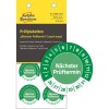 Csomagolási kép ellenőrző címkével: Avery Zweckform ellenőrző címkék, cikk: 6988-2026, méret: ⌀ 30 mm, tartalom: 80 ellenőrző címke / 10 lap, 8 ellenőrző címke/lap.