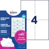 Avery névkártyabetét-csomag példanévkártyalappal és nagy 4-es szám grafikával?