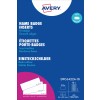 Csomagkép: Avery Zweckform, Cikk: DPC6422A-10, Formátum: 22 x 64 mm, Nyomtatási alkalmasság: Lézer fekete/fehér, színes lézer, tintasugaras, lézer, fénymásoló, Tartalom: 240 betétcímke / 10 lap / ív.