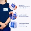 Egy kép, amely szakembereknek szóló kitűzőbetéteket mutat be, kiemelve olyan jellemzőket, mint a 160 betét, az egyszerű elválaszthatóság és az Avery tervező és nyomtatóval való kompatibilitás.
