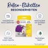 A kép egy Avery Zweckform univerzális tekercses címkecsomagját ábrázolja, kiemelve a Dymo Labelwriter-ekkel való kompatibilitást, a pénzvisszafizetési garanciát, a márkaminőséget költségvetési áron és a fenntartható papírt.