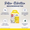 A kép egy Avery címkékhez készült csomagolódobozt mutat. Ki van emelve, hogy kompatibilis a Dymo LabelWriterrel, pénz-visszafizetési garancia, alacsony árú márkaminőség, és fenntartható papírt használ. A termék címkeszalagként van azonosítva, fehér színben.