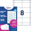 Csomagolási kép címkefüzettel: Avery Zweckform, Cikkszám: L4728-20, Behelyezhető címkék, Méret: 60 x 90 mm, Nyomtatási alkalmasság: tintasugaras, színes lézer, fekete-fehér lézer, másoló, Tartalom: 160 behelyezhető címke / 20 lap, 8 kártya/ív.