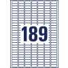 Stancolt rajz, A4-es egyedi ív, Cikk: L4731REV-65, Univerzális címkék, Méret: 25,4 x 10 mm, 189 címke/ív
