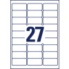 Stancolt rajz Egyedi ív A4, Cikkszám: L4737REV-65, Univerzális címkék, Méret: 63,5 x 29,6 mm, 27 címke/ív.
