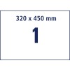 Stancolási rajz egyedi ív SRA3, Cikk: L8015REV-5, Antimikrobiális címkék, eltávolítható, átlátszó, Méret: 320 x 450 mm, 1 címke/ív?