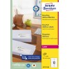 Csomagolás kép: Avery Zweckform Újrahasznosított Szállítási Címkék, Cikk: LR7177-100, Méret: 99,1 x 42,3 mm, Nyomtathatóság: fekete-fehér lézer, színes lézer, Tartalom: 1.200 címke / 100 lap, 12 címke/lap.