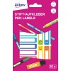 Csomagolás képe: Avery Zweckform jelzőcímkék, cikk: 59505, méret: 85 x 160 mm, tartalom: 6 matrica / 1 ív, 6 matrica/ív?
